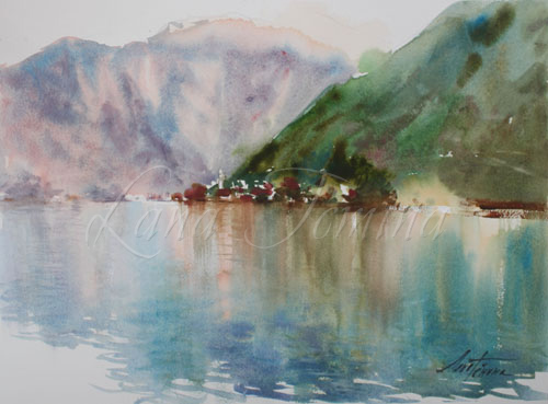 Montenegro landscapes/  watercolor landscapes gallery